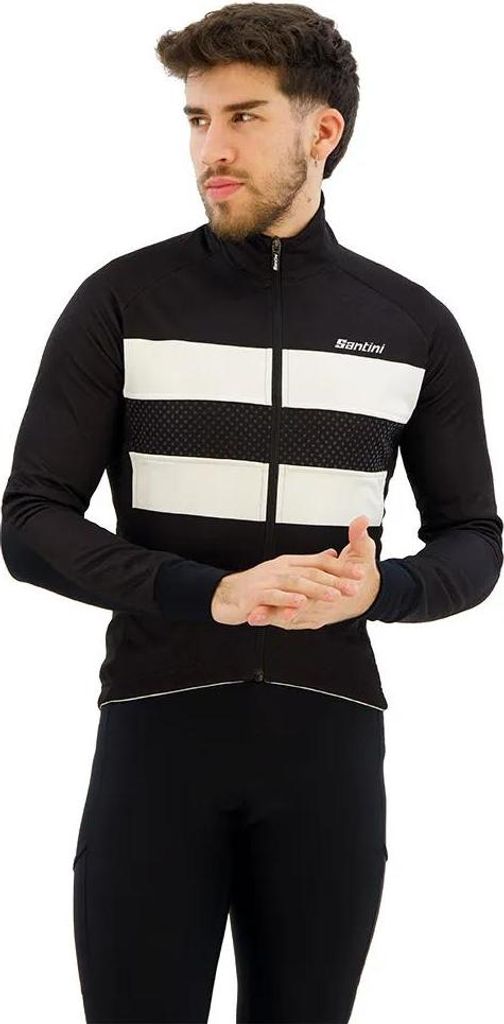 Santini Color Bengal Jacke Schwarz S Herren Schwarz S