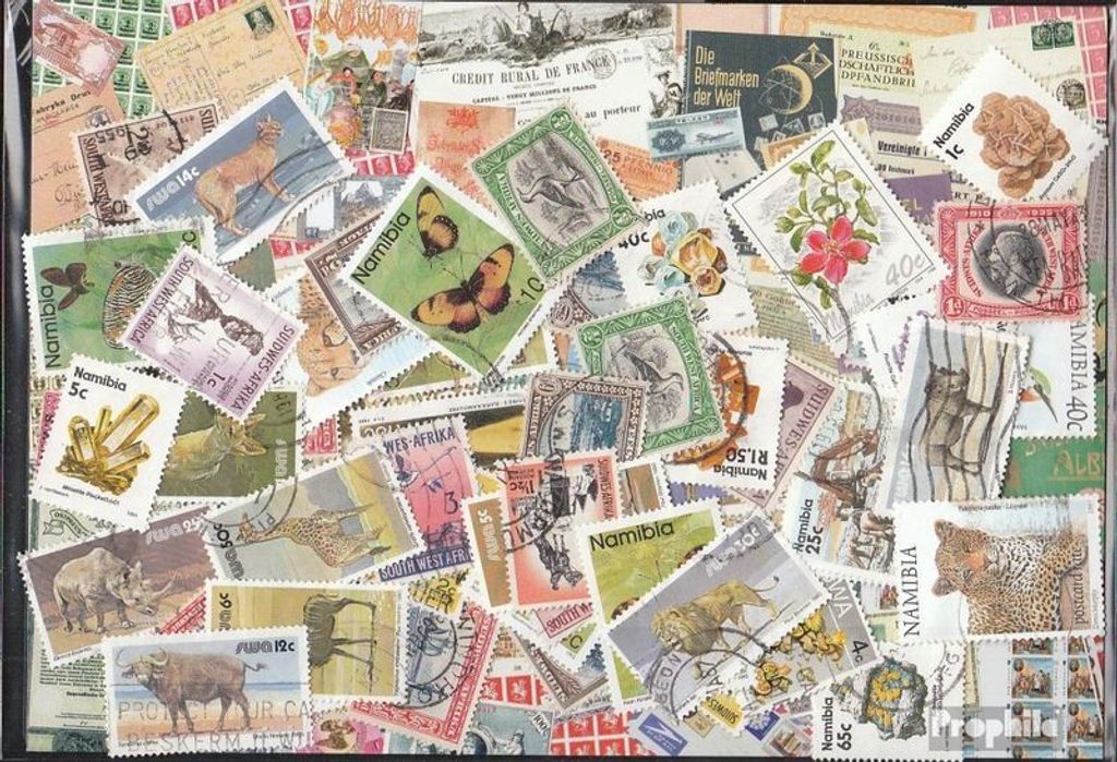 Briefmarken Namibia - Südwestafrika 300 verschiedene Marken