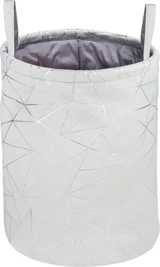 Cesto Biancheria WENKO Samira Grigio | 69L Feltro Arredo Bagno - 10