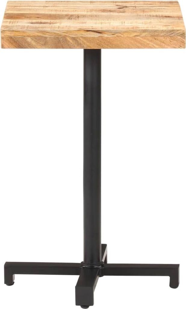 vidaXL Bistro stůl čtvercový 50x50x75 cm hrubé mangové Obrázek produktu 