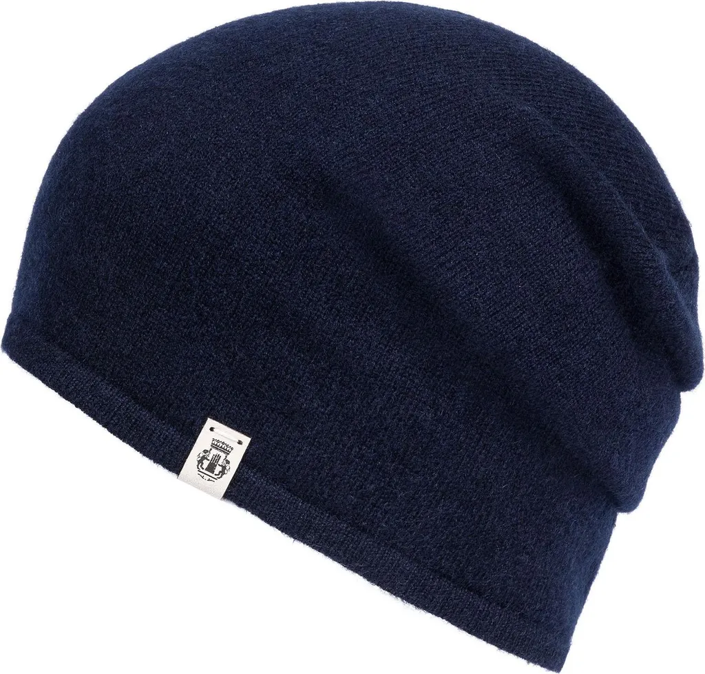 Berretto ROECKL 100% Cashmere Navy - Beanie Invernale Alta Qualità