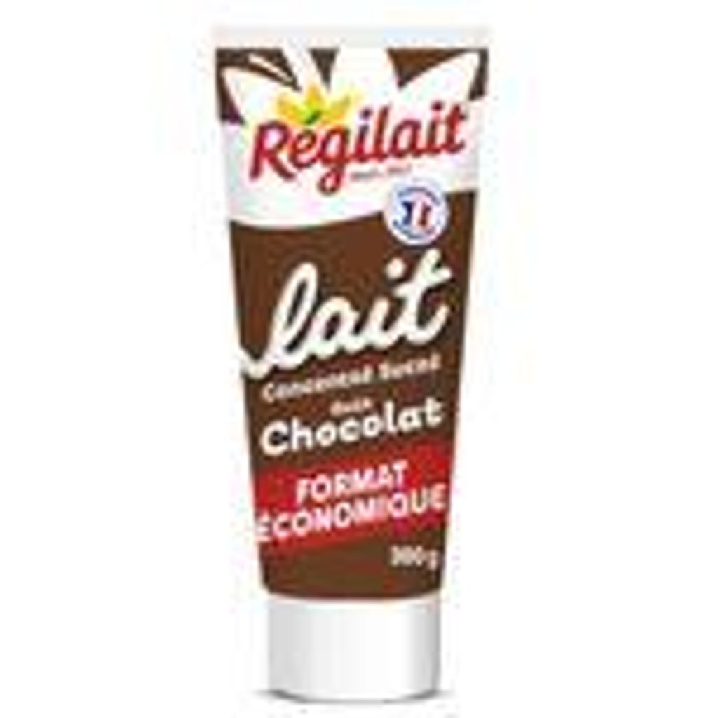 REGILAIT Gezuckerte Kondensmilch Schoko aus der Tube – Ideal für Desserts 300 g