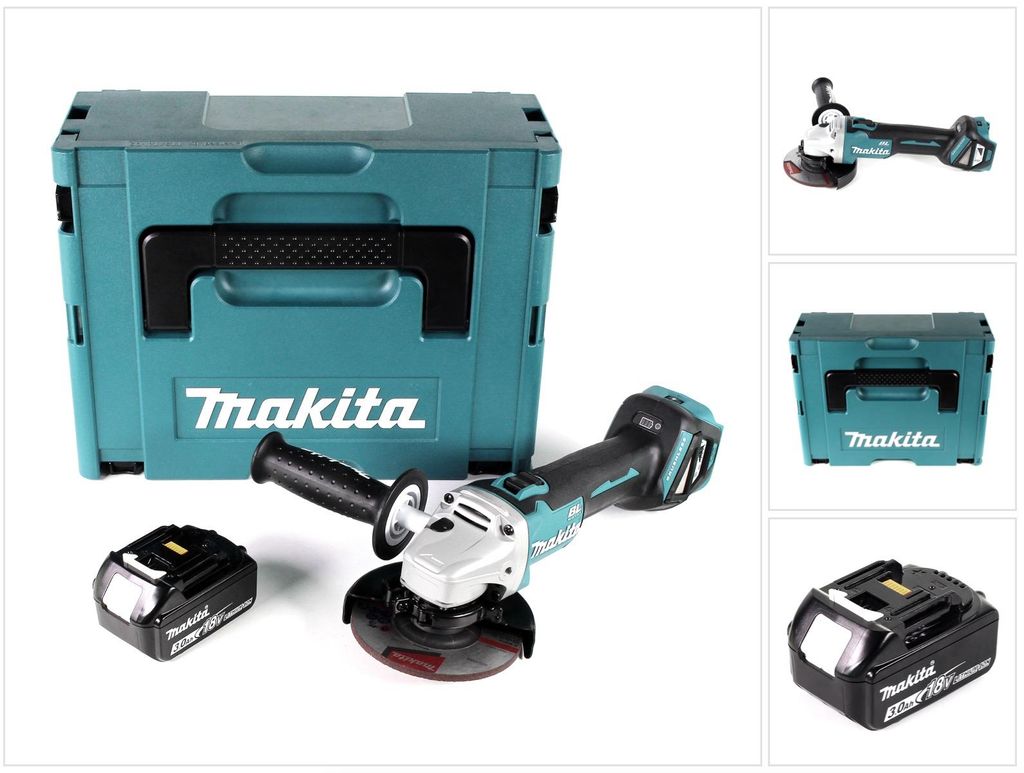 Akumulátorová úhlová bruska Makita DGA 511 F1J 18V 125mm Obrázek produktu 