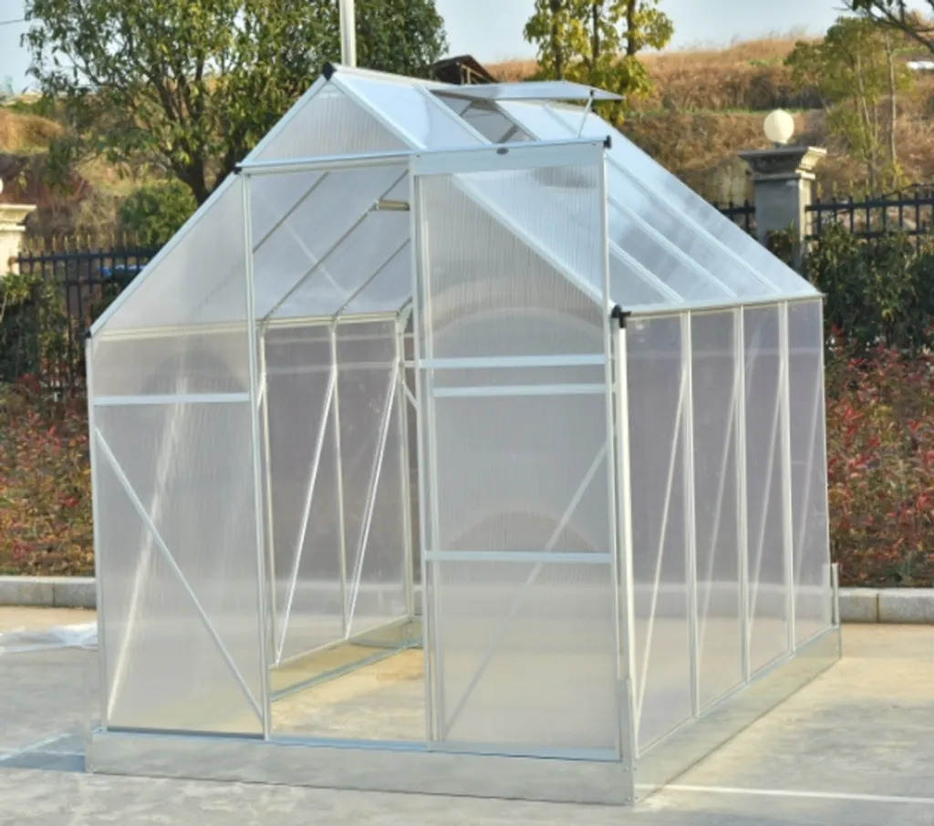 Serre de jardin stable contre le vent VespaGarden 4,8m2 avec fondation
