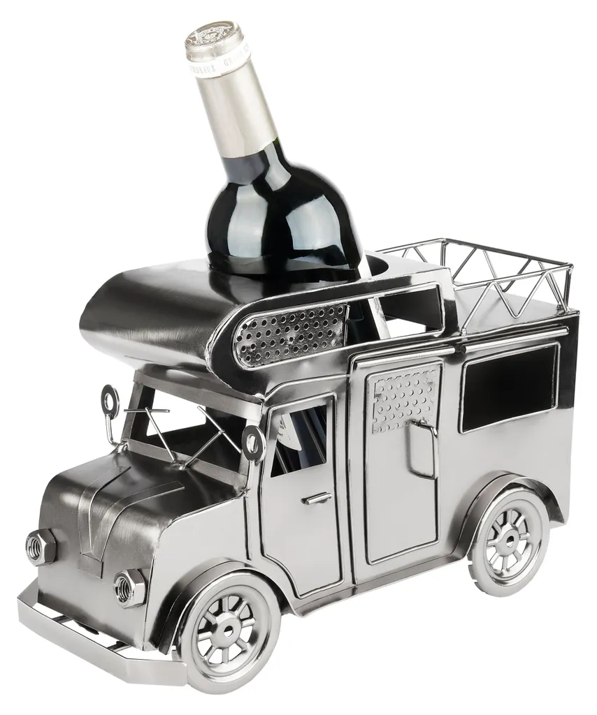 Regalo Vino Campeggio: Portabottiglie Camper BRUBAKER Metallo Offerta