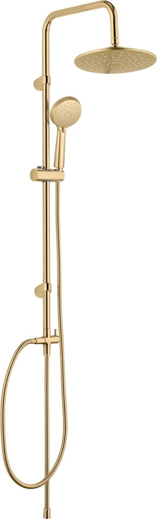 Sistema doccia WENKO Mod. Young Line Gold, doccetta con 3 Immagine del prodotto 
