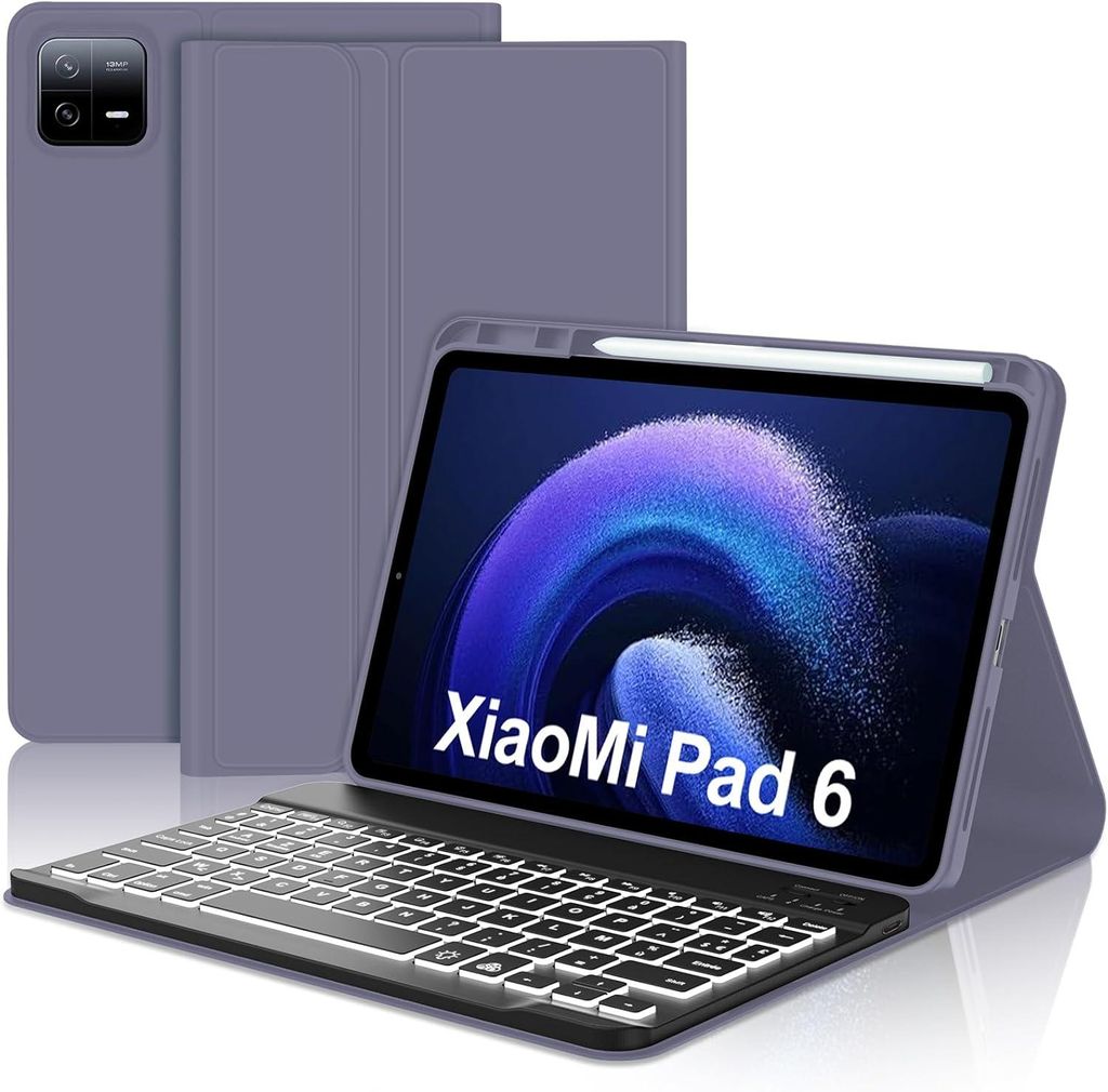 Etui mit Tastatur für Xiaomi Pad 6, mit Produktbild 