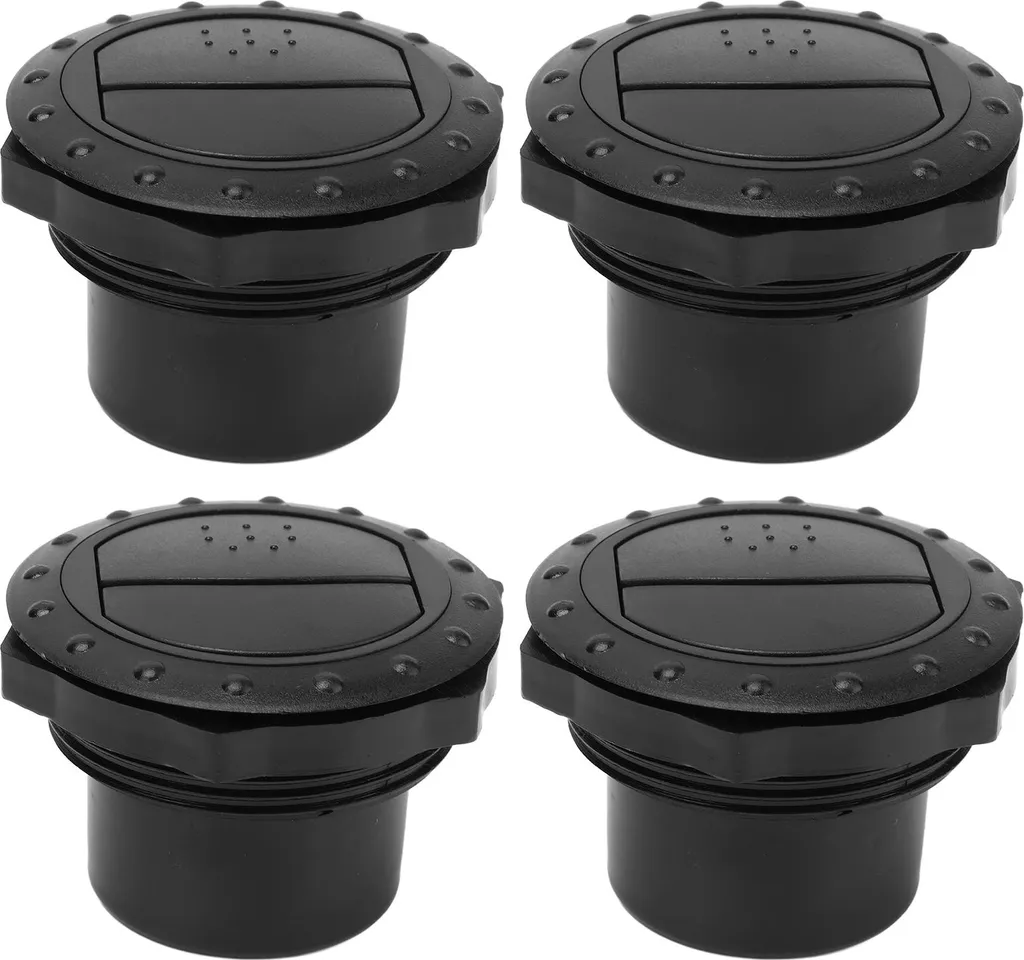 Kit 4 Deflettori Aria Condizionata 60mm Universali Bus e RVS - 2