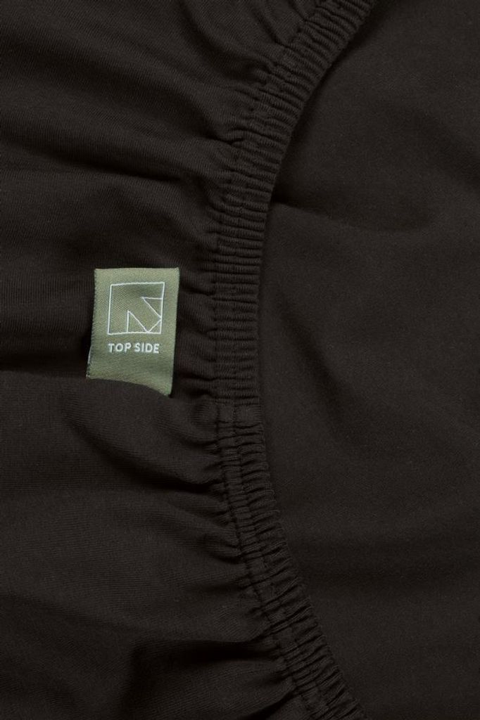 Beddinghouse Dutch Design Topper Spannbettlaken Organic Elasthan TD Farbe Black Größe 90x200/220