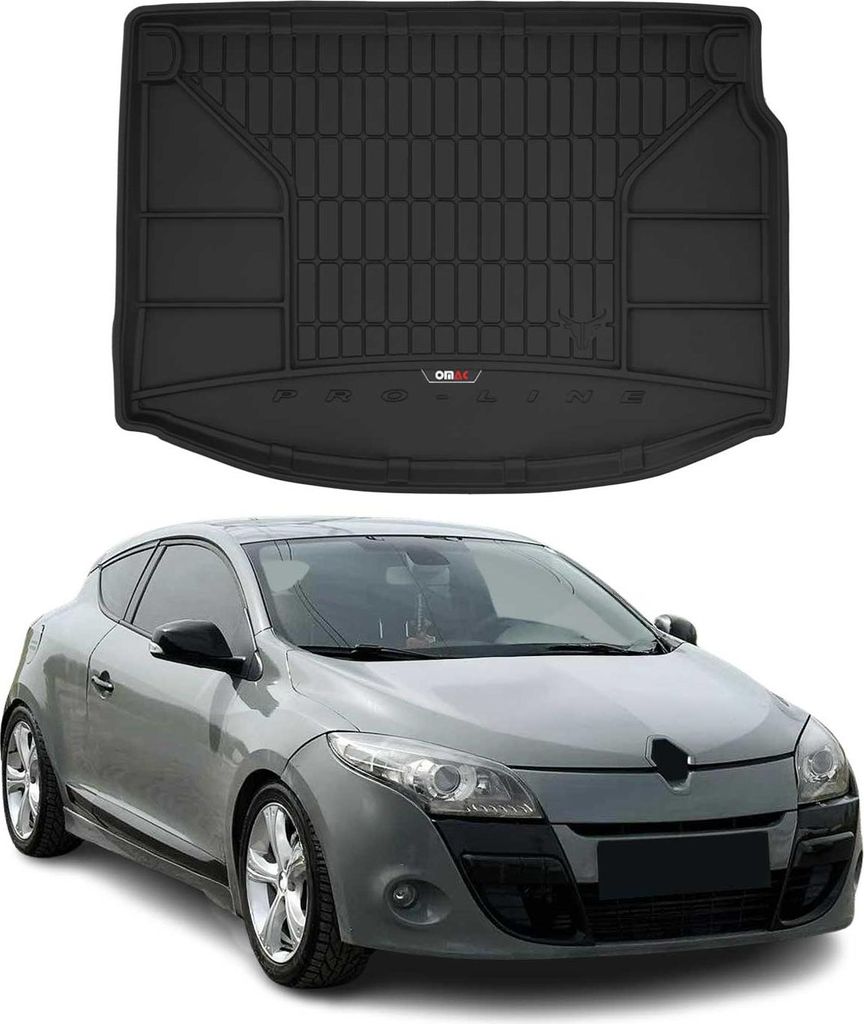 OMAC Gummi Kofferraumwanne für Renault Megane Coupe 2008-2015 TPE Laderaumwanne