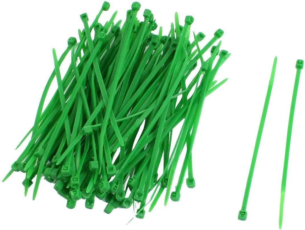 300 Fascette Verdi 200x4.8mm PROFI CABLE TIES | Il Kit Indispensabile