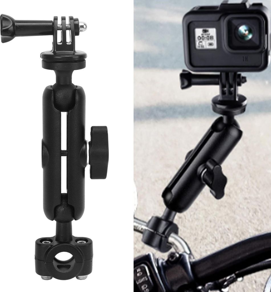 9-16 mm Kamera Motorradhalterung Fahrradlenker Universalhalterung für DJI Insta360 Hero 10 9 8 7 6 5 Sports