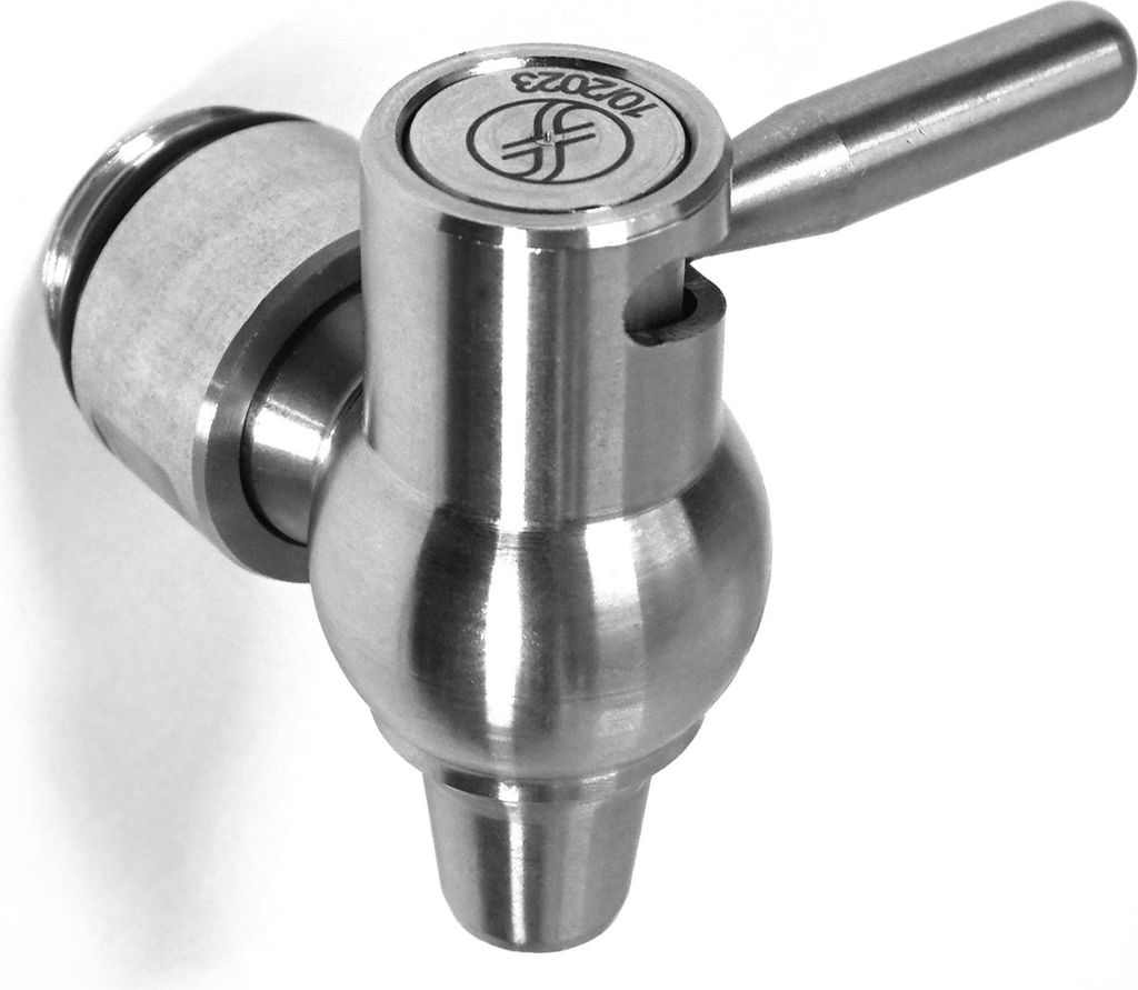 Hochwertiger Edelstahl Kugelhahn Auslaufhahn V2A  1/2" Produktbild 