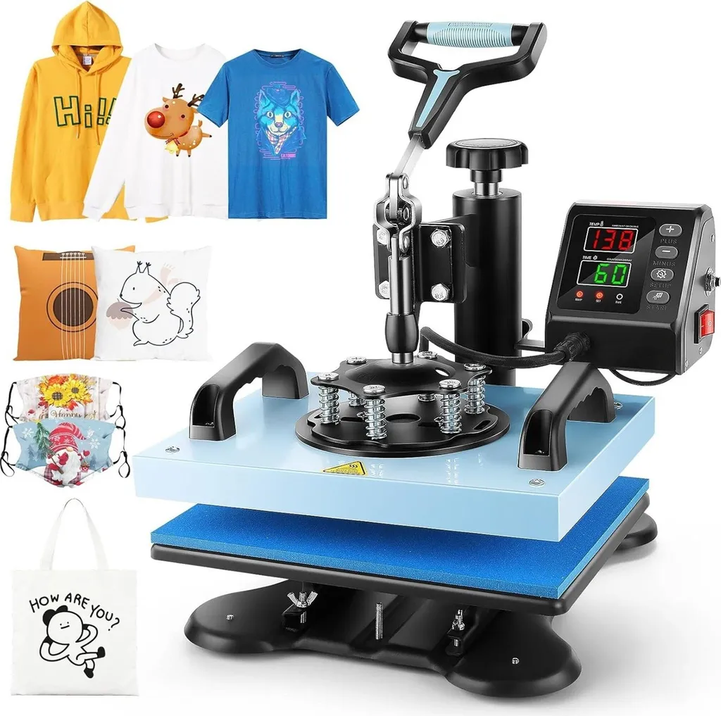 Machine à transfert thermique pour personnalisation de t-shirts 650W