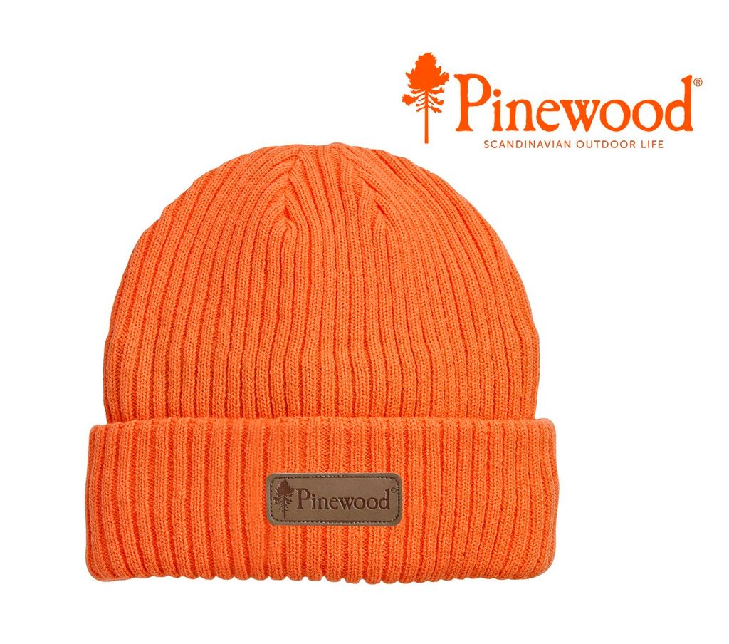 Pinewood New Stöten Strickmütze, Beanie, Mütze Orange