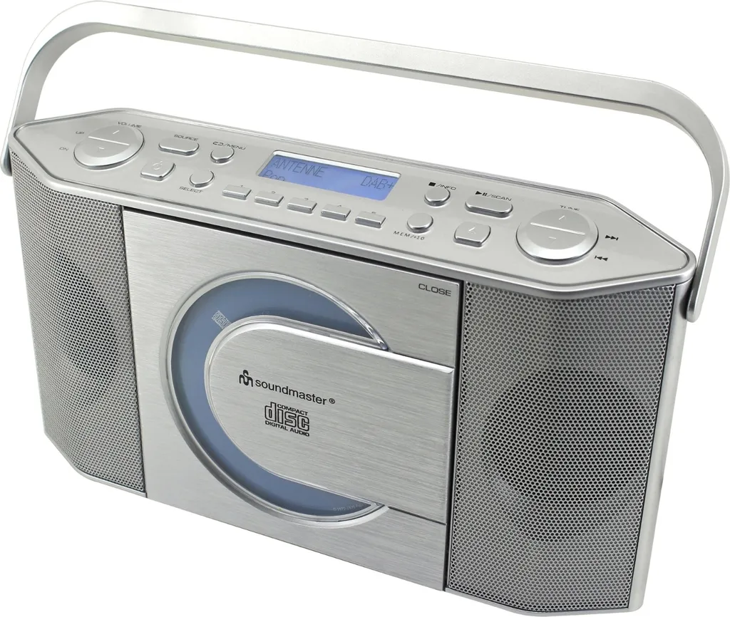 Radio Portable DAB+ pour Cuisine et Bureau Soundmaster RCD1770SI USB