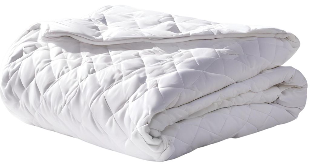 Steppdecke 135x200 cm Leichte Mikrofaser Sommerdecke Weiß Produktbild 