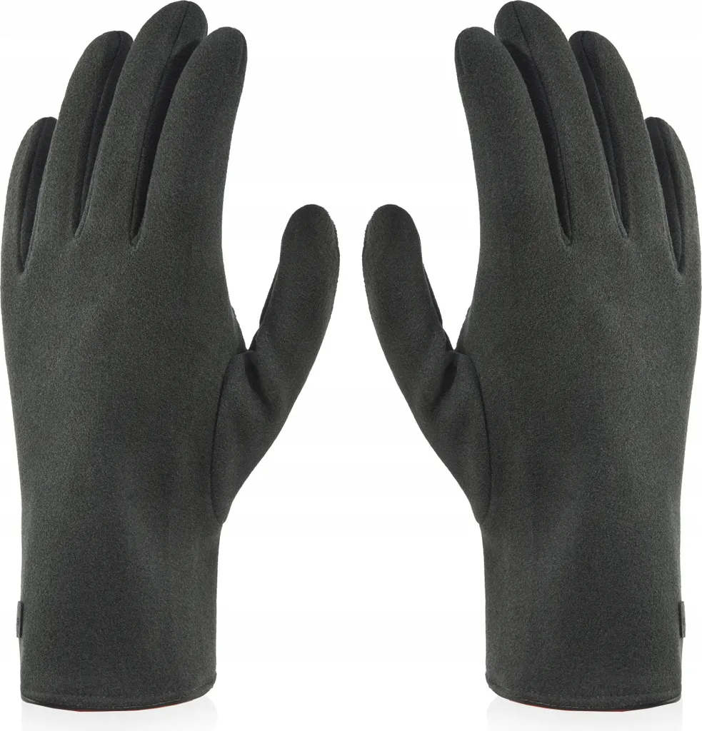 Guanti Touch GFM-01 GRAUER SAMT iTouch - Design Elegante Grigio Uomo