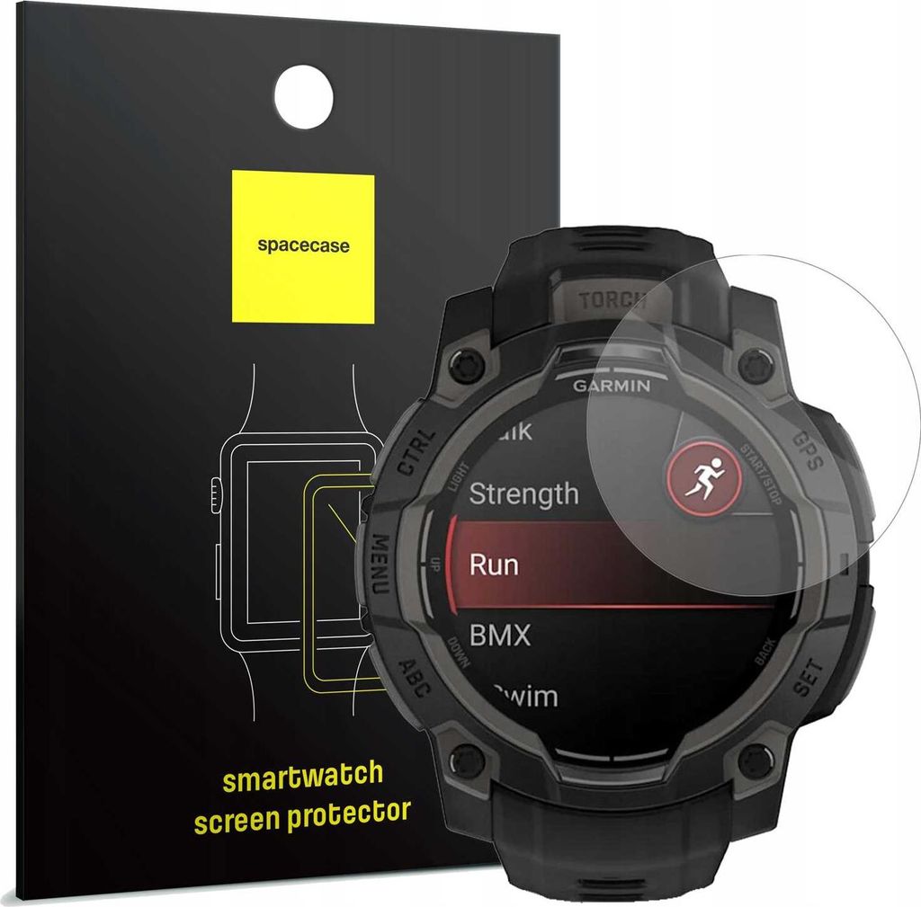 Spacecase SW Glas 2.5D Garmin Instinct 3 50mm