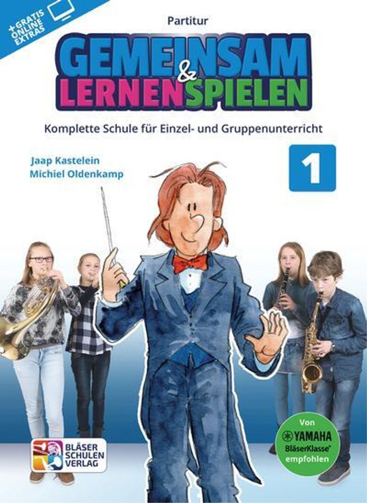 Gemeinsam lernen & spielen Band 1 (+Online Audio)für Bläserklasse (Blasorchester)
