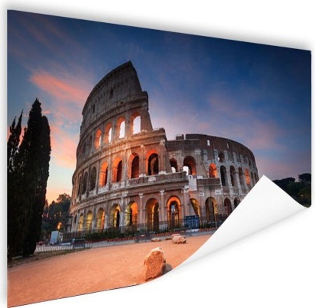 MuchoWow Poster Italien - Rom - Kolosseum 90x60 cm - Schlafzimmer