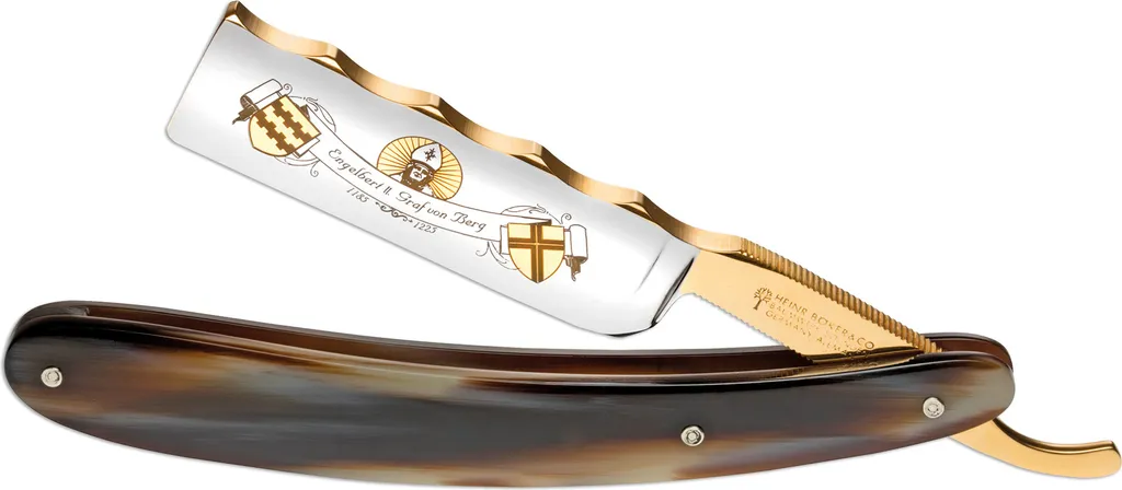 Rasoir coupe-chou traditionnel Böker Comte Engelbert II. en acier dur