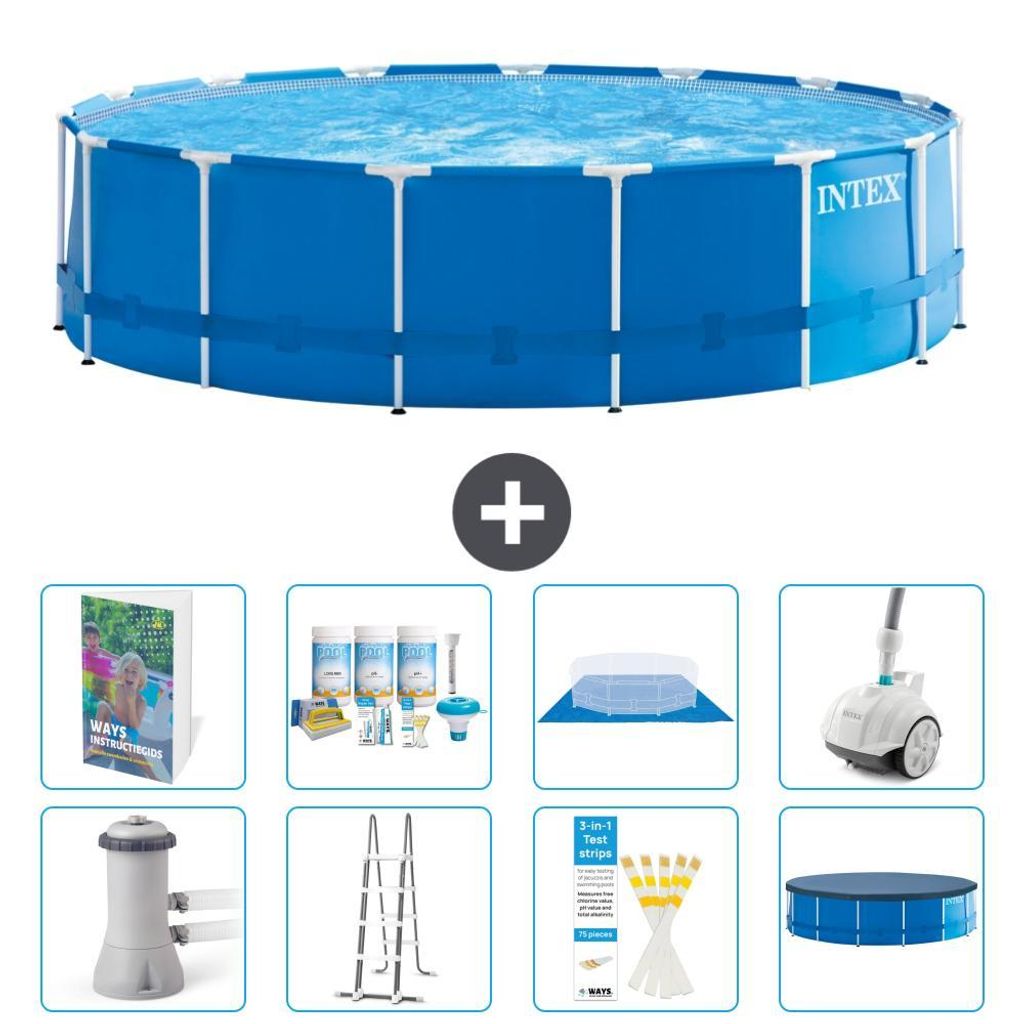 Frame Pool Rund - 457x122 cm - 9-teilig S658