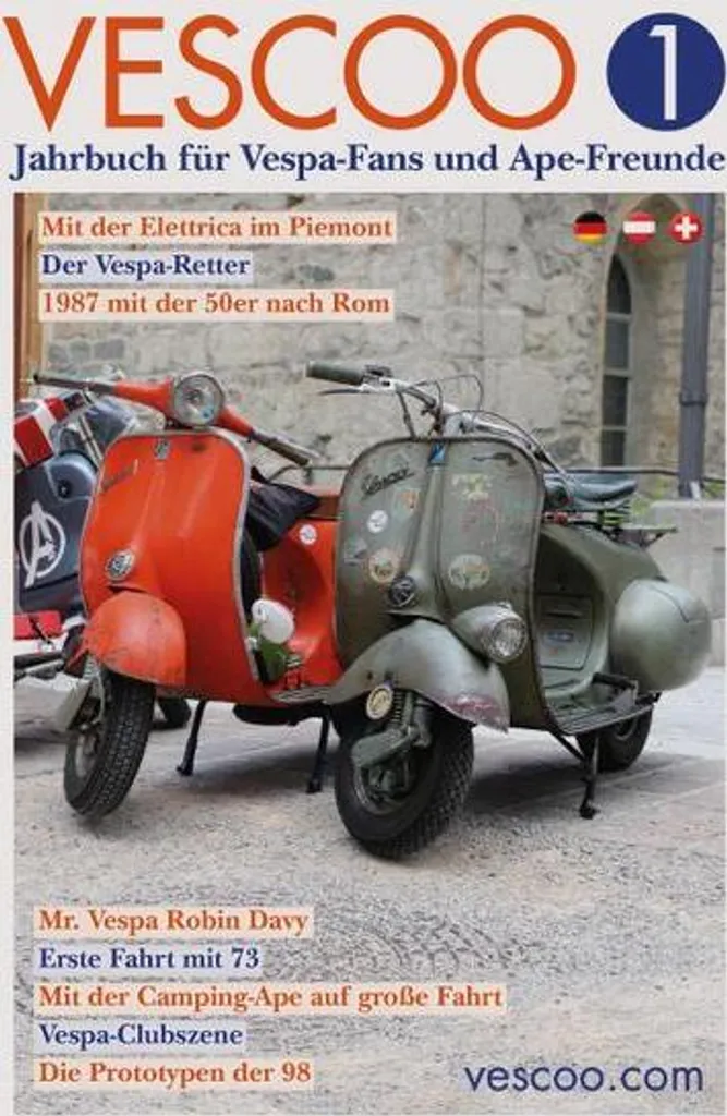 Cadeau idéal pour fan de Vespa : L'annuaire VESCOO Volume 1 illustré