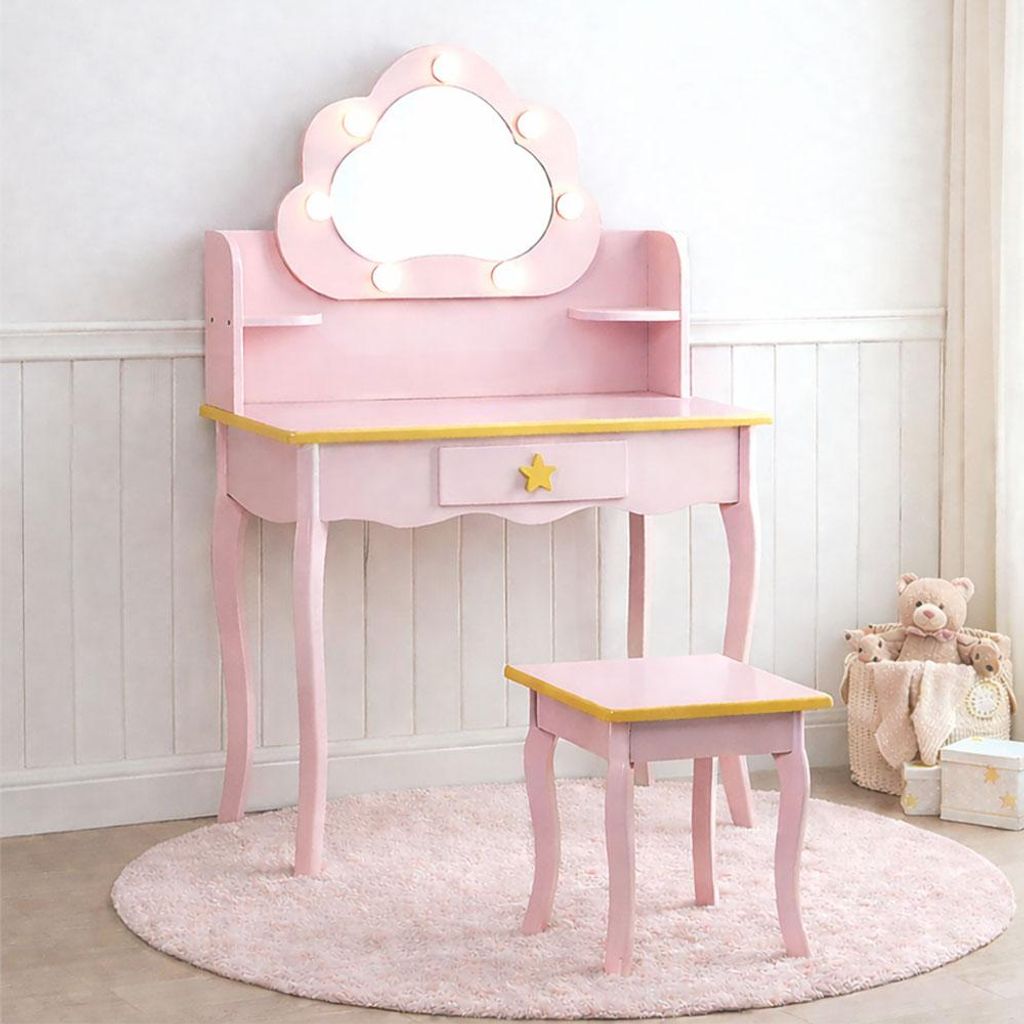 Baninni Schminktisch für Kinder Cloudy Rosa