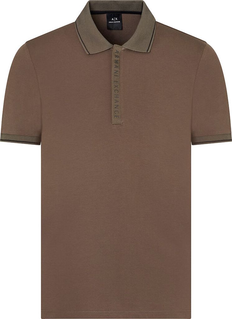 Armani Exchange 8nzf71z_jh2zu Kurzarm-poloshirt Braun S Mann Braun S