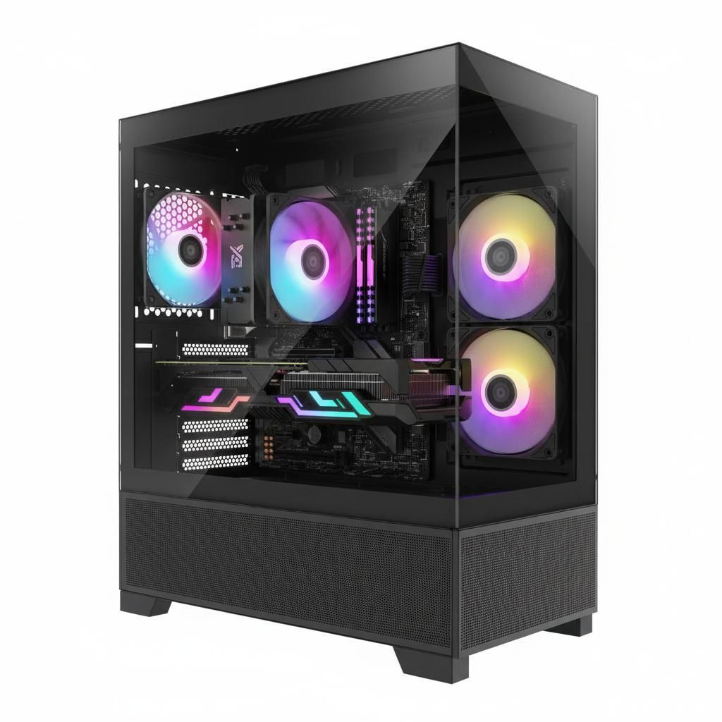 Gaming PC Intel Core i7 Nvidia GeForce RTX 5070 12GB 32GB Ram DDR4 1TB SSD Wi-Fi 6 & Bluetooth 5.3 Windows 11 Pro RGB Gaming Gamer