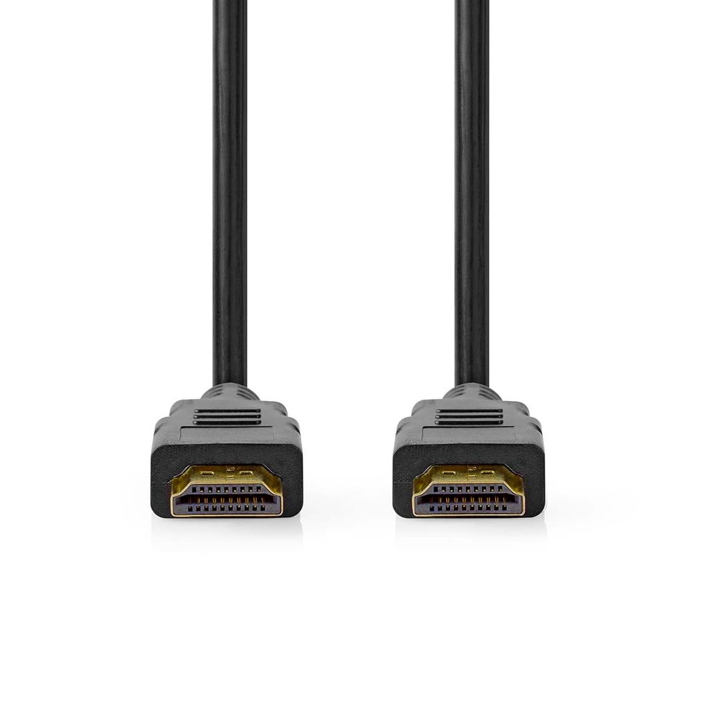 Nedis Ultra High Speed HDMI -Kabel - HDMI Stecker - HDMI Stecker - 8K@60Hz - 48 Gbps - 2.00 m - Rund - 6.5 mm - Schwarz - Label