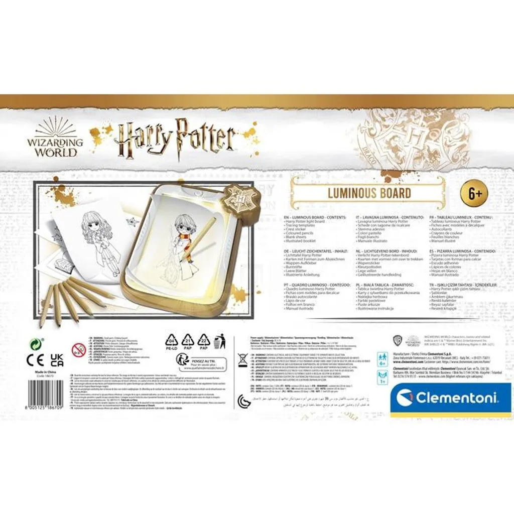 Tablette Lumineuse Harry Potter Clementoni pour Dessiner et Décalquer - 8