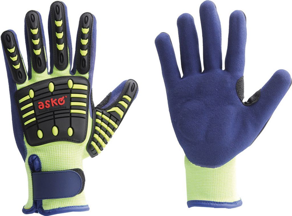 askö askö THL-Handschuh Revival, EN 388, CAT II, Größe 6, blau 603701-2402-6