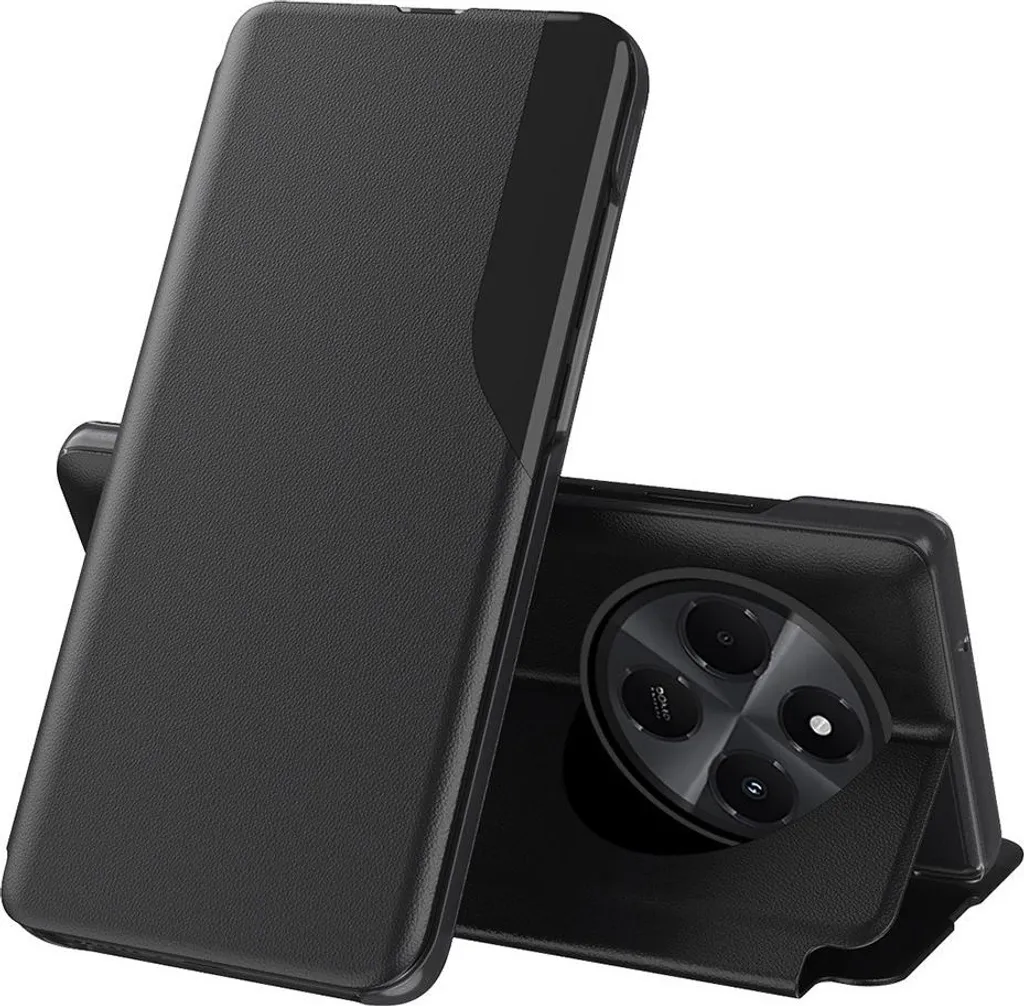 Cover Xiaomi Redmi 14C / Poco C75 Phonesta Smart View Side Nero