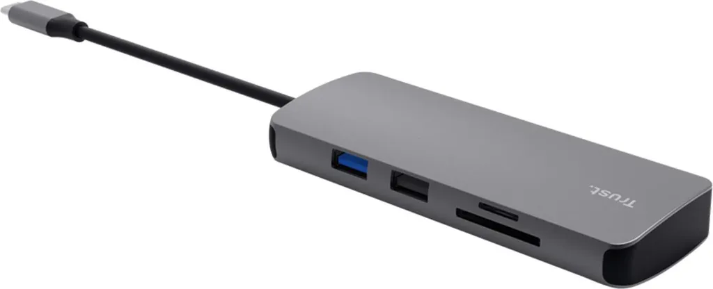 Adaptateur USB-C multiport Trust avec double USB HDMI et Ethernet - 4