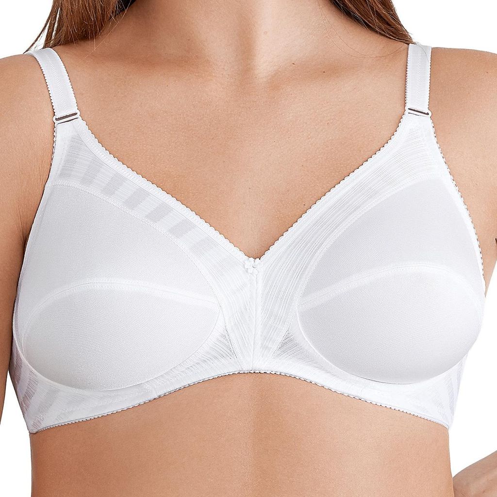 Felina Weftloc BH ohne Bügel Elastisches Material mit hoher Stützkraft, Flache Nähte und breite Träger, Bester Tragekomfort