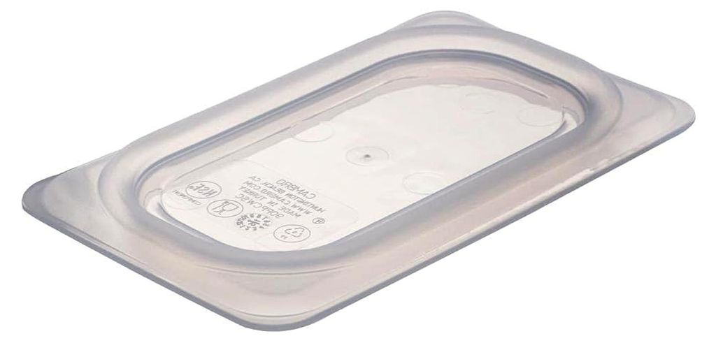 Luftdichte Deckel aus Polypropylen, GN1/9, Transparent, 6 Stück