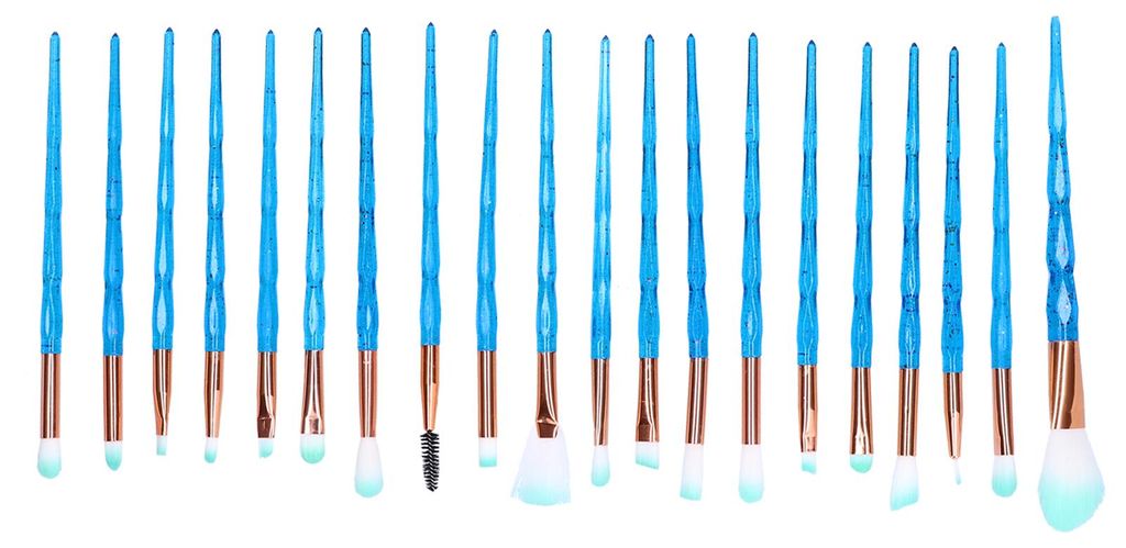 Professionelles Set tragbarer Kosmetikpinsel für losen Puder und Lidschatten šC Professionelles Make-up-Werkzeugset