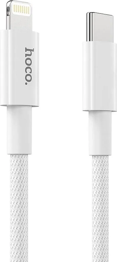 Cavo HOCO X56 PD20W Lightning iPhone USB-C Fast Charge Bianco 1m - 1