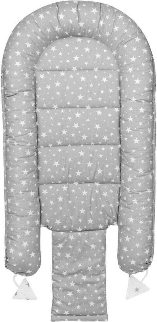 JUKKI® Baby Nestchen 5tlg MINKY SET für Neugeborene [Grey Produktbild 10