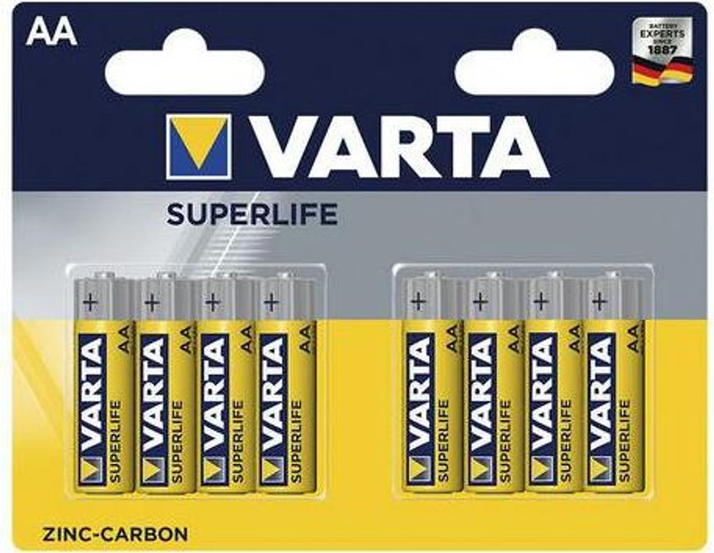 Varta SUPERLIFE AA Batteria monouso Stilo AA Zinco-Carbonio Immagine del prodotto 