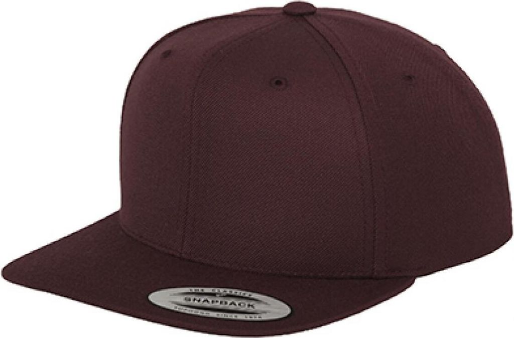 FLEXFIT 6089M | Classic Snapback Cap / Kappe / Mütze / Hut - Farbe: Maroon - Größe: Toddler