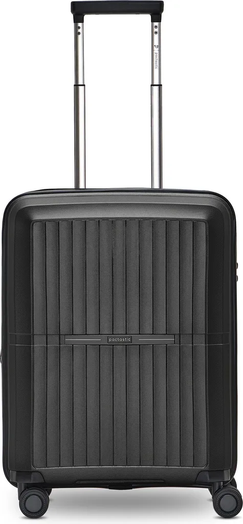 Valise rigide trolley Pactastic 55cm pour cabine avion en noir