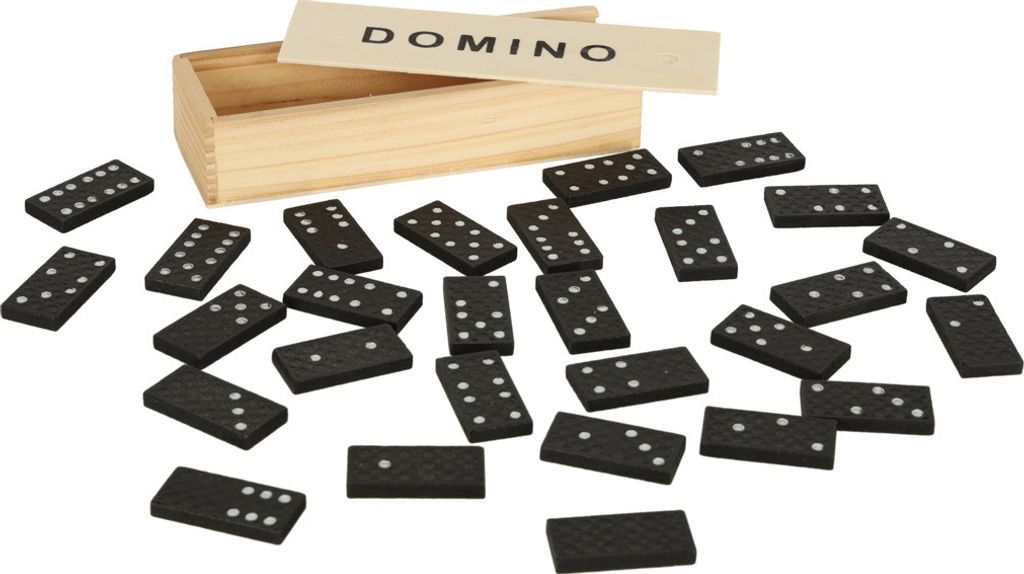 Dřevěné domino rodinná hra + krabice Obrázek produktu 14