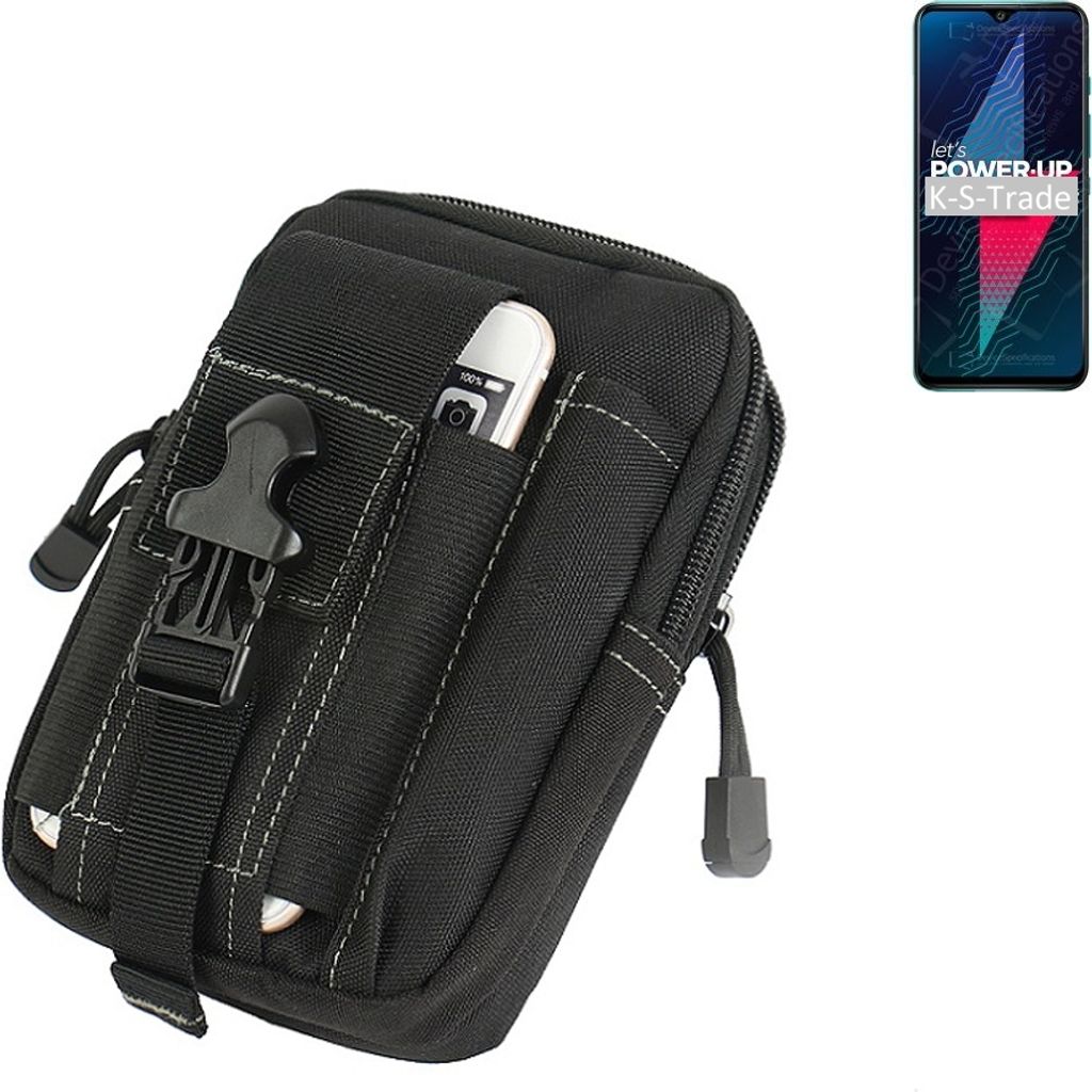 K-S-Trade Gürtel Tasche kompatibel mit Wiko Power U30 Gürteltasche Holster Schutz Hülle Handy Hülle Smartphone outdoor Handy-Hülle schwarz