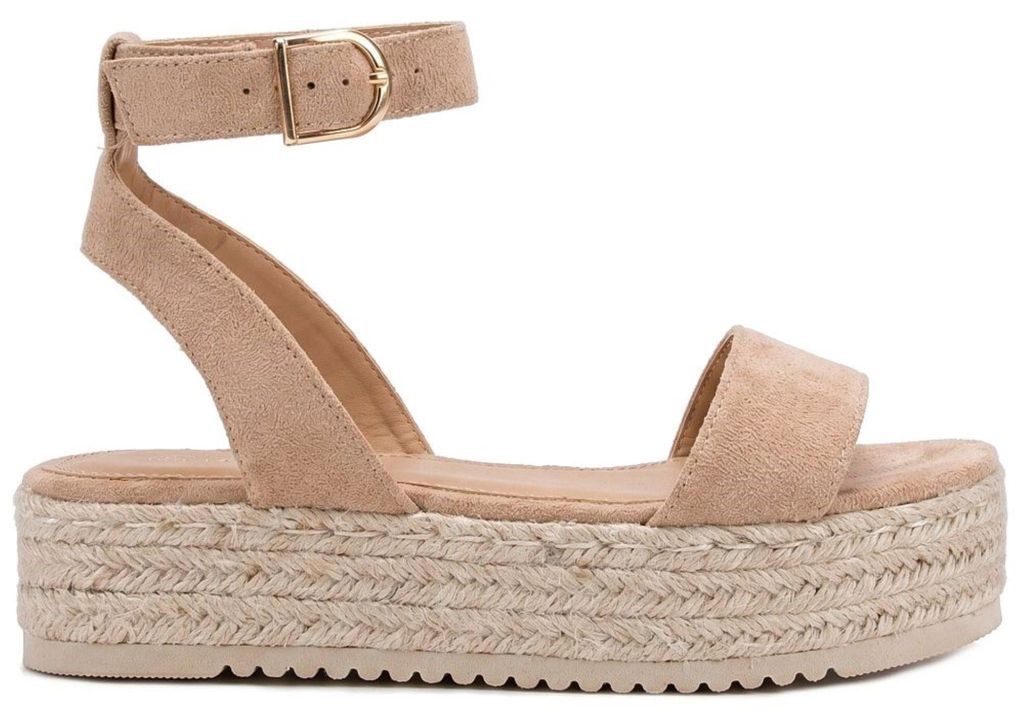 Damen Espadrille Sandalen mit Gewebtem Keilabsatz Ritan in Produktbild 