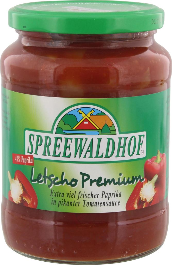 Premium Letscho-Gemüse vom Spreewaldhof (720 ml Glas) Produktbild 