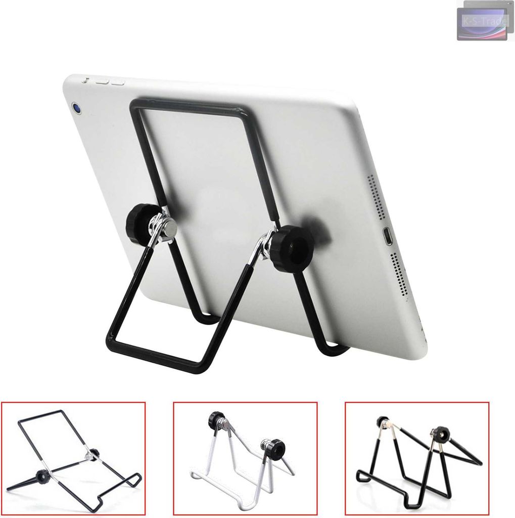 K-S-Trade Tablet-Ständer Tablet-Halterung Tablet-Aufsteller kompatibel mit Samsung Galaxy Tab S9 Ultra Wi-Fi faltbarer Tischständer Tablet Halterung