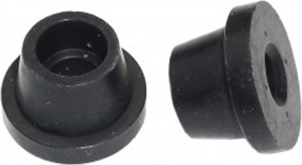 Ersatzgummi Fahrrad-Seite schwarz, schwarz (2er Pack)
